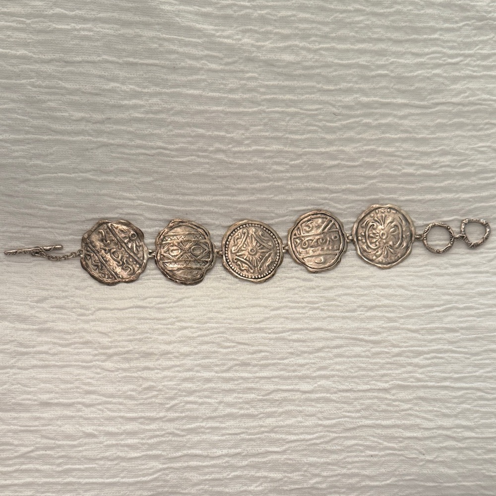 Silpada Silver Coin Bracelet